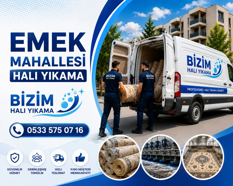 Emek Mahallesi'nde Profesyonel Halı Yıkama Hizmeti