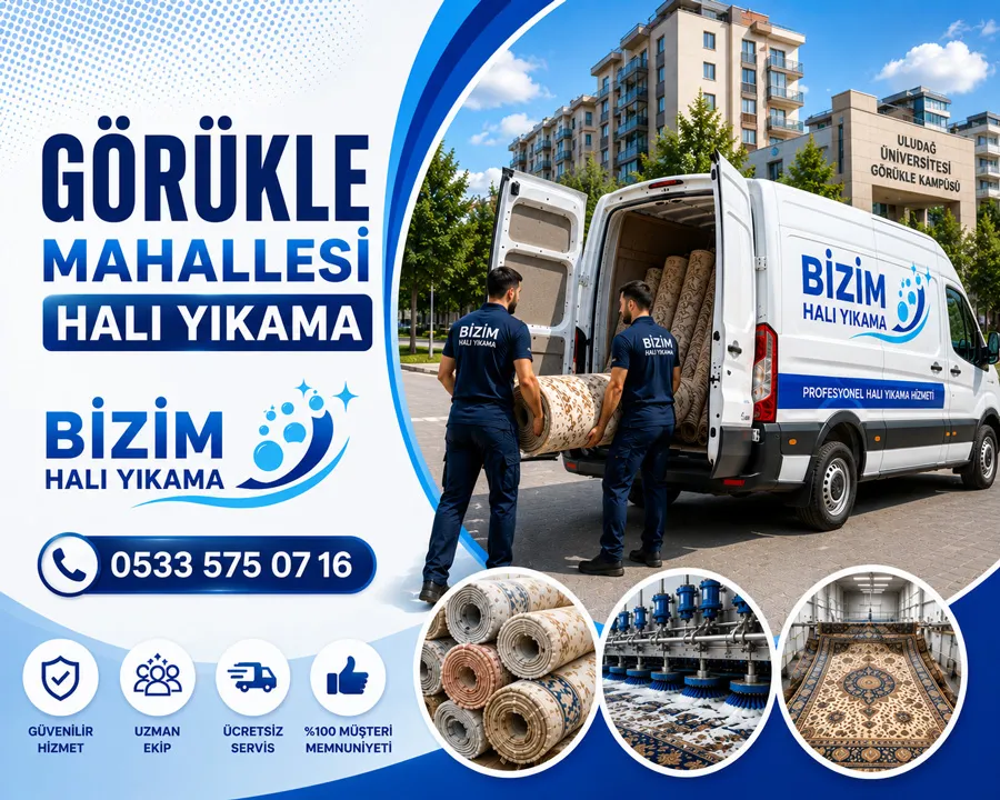 Görükle Mahallesi Halı Yıkama | Profesyonel Halı Temizleme | Bizim Halı Yıkama